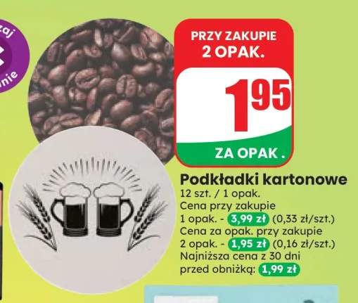 Podkładki kartonowe