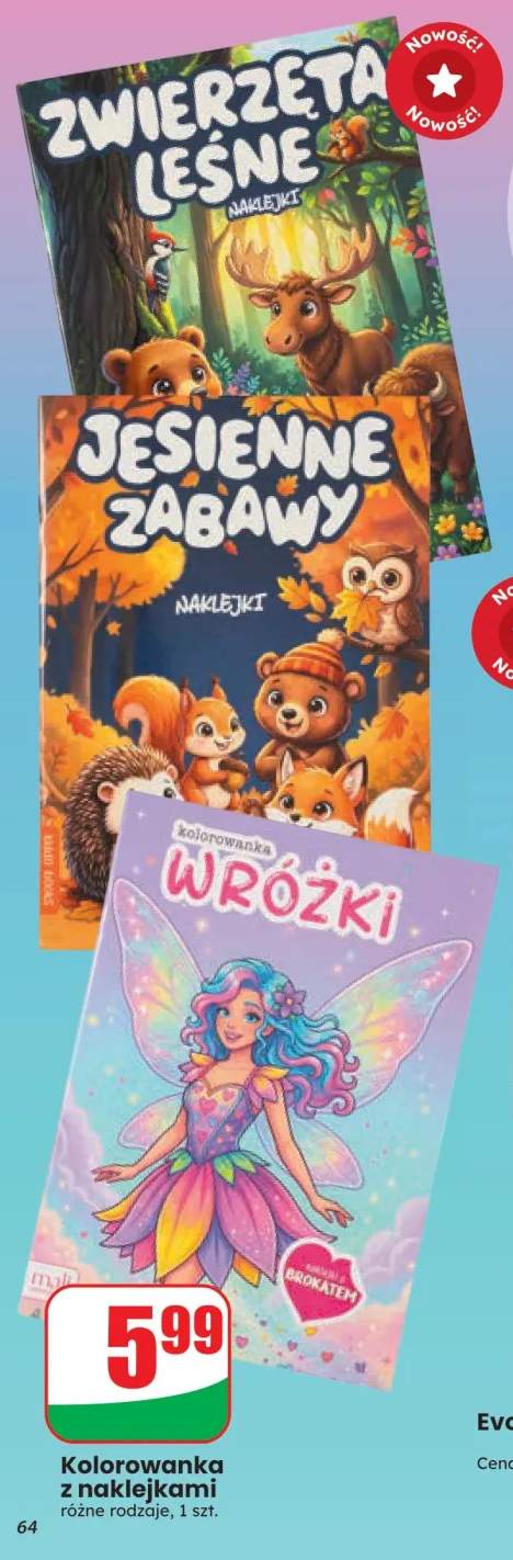 Kolorowanka z naklejkami
