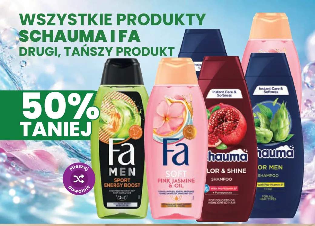 Produkty Schauma i Fa +4 warianty