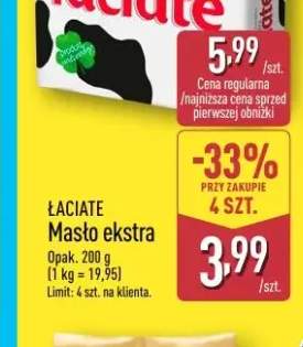 Masło ekstra Łaciate