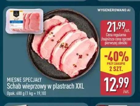 Schab wieprzowy w plastrach XXL Mięsne Specjały