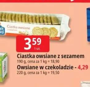 Ciastka owsiane z sezamem P'tit Déli +1 wariant
