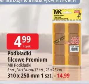 Podkładki filcowe Premium 34x34 cm Mk +2 warianty