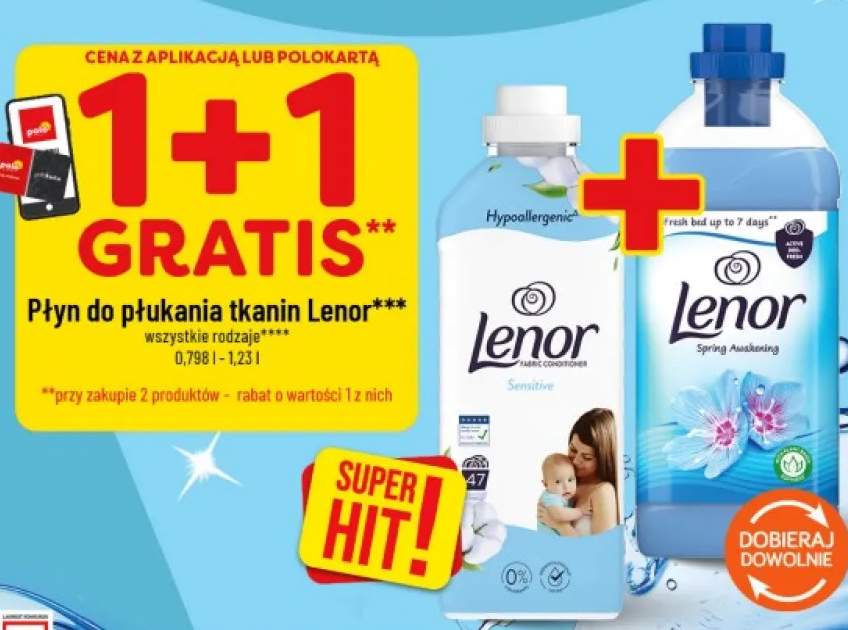 Płyn do płukania tkanin Lenor Sensitive +1 wariant