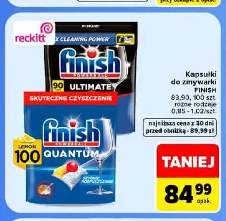 Kapsułki do zmywarki Finish