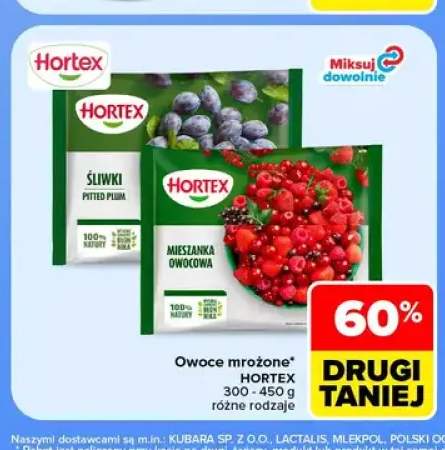 Owoce mrożone Hortex mieszanka owocowa +1 wariant