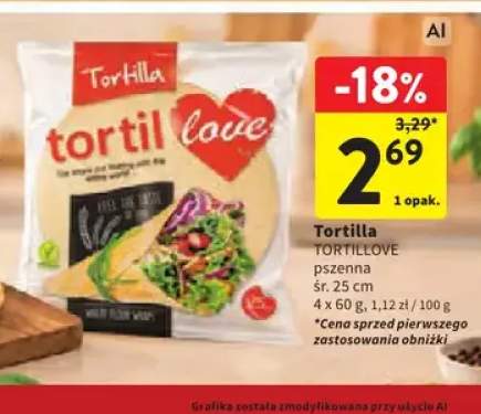 Tortilla pszenna śr. 25 cm Tortillove