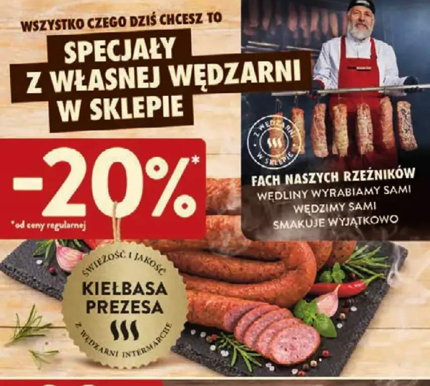Kiełbasa Prezesa Z Wędzarni Intermarché