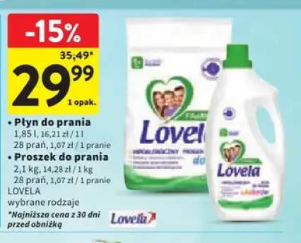 Płyn do prania Lovela +1 wariant