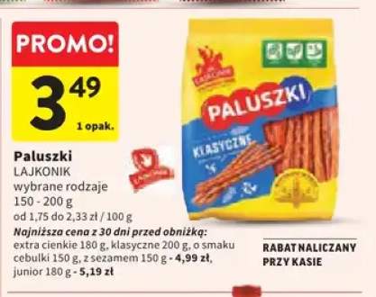 Paluszki Lajkonik