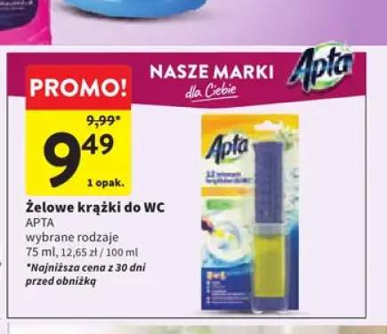 Żelowe krążki do WC Apta