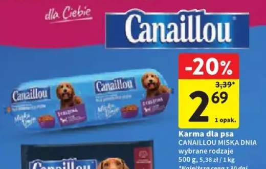 Karma dla psa Canaillou Miska Dnia