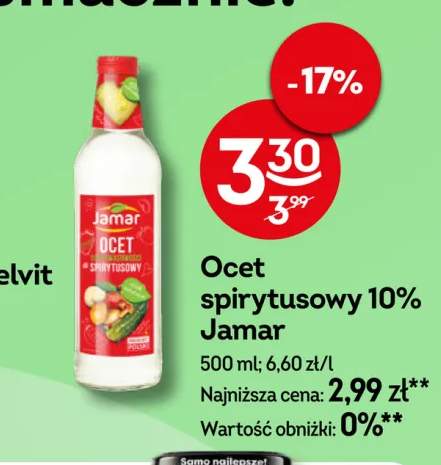 Ocet spirytusowy 10% Jamar