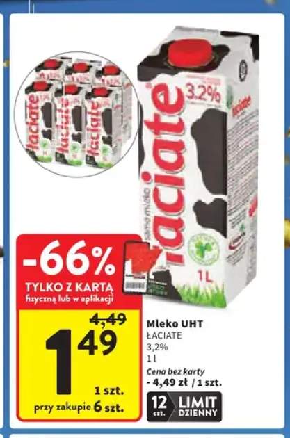 Mleko UHT Łaciate 3,2%