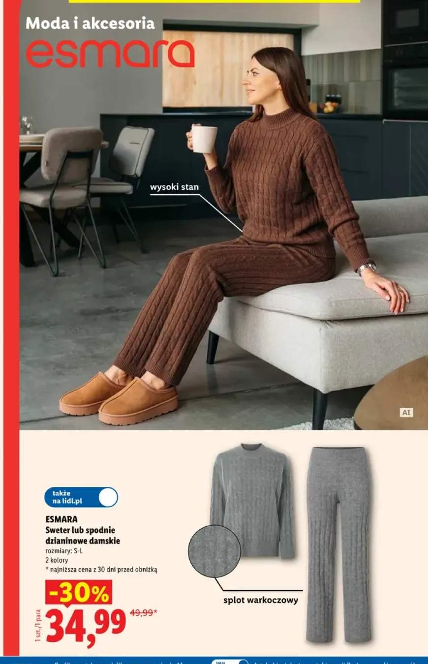 Sweter dzianinowy damski Esmara +1 wariant