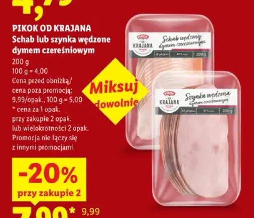 Schab wędzony dymem czereśniowym Pikok od Krajana +1 wariant