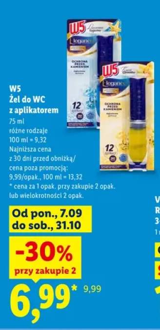 Żel do WC z aplikatorem W5