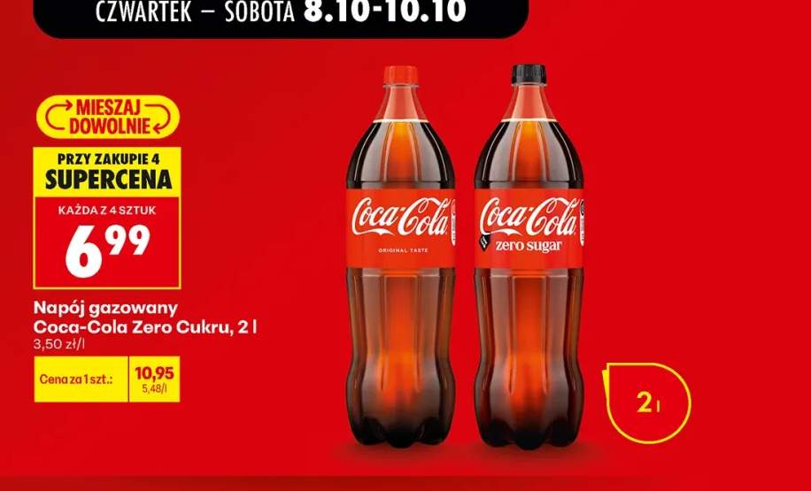 Napój gazowany Coca-Cola Original Taste +1 wariant