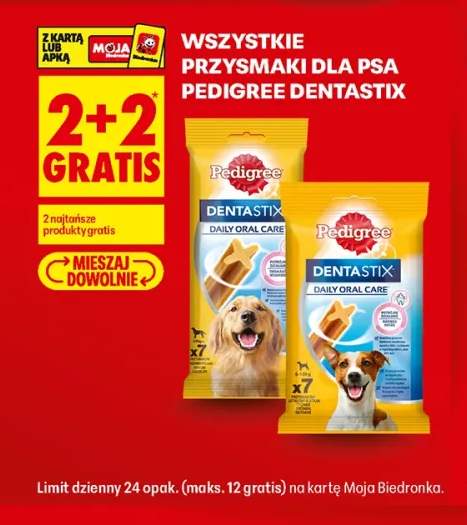 Przysmaki dla psa Pedigree DentaStix +2 warianty