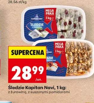 Śledzie Kapitan Navi z żurawiną +1 wariant