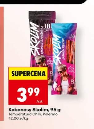 Kabanosy Skolim Temperatura Chilli +1 wariant