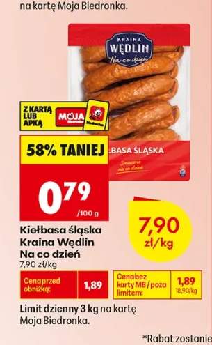 Kiełbasa śląska Kraina Wędlin Na co dzień