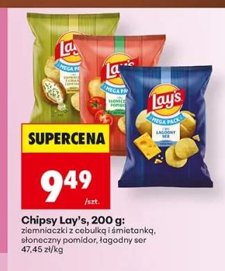 Chipsy Lay's ziemniaczki z cebulką i śmietanką +2 warianty