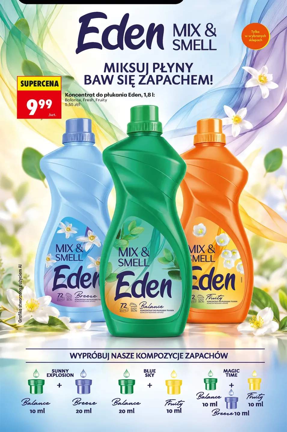Koncentrat do płukania Eden Balance +2 warianty