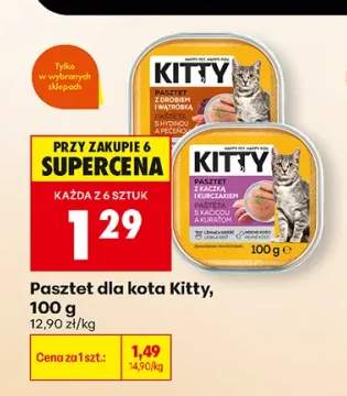 Pasztet dla kota Kitty z drobiem i wątróbką +1 wariant