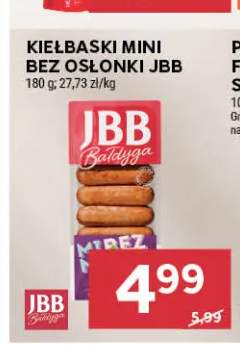 Kiełbaski mini bez osłonki JBB