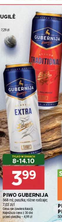 Piwo Gubernija Traditional Bock +1 wariant
