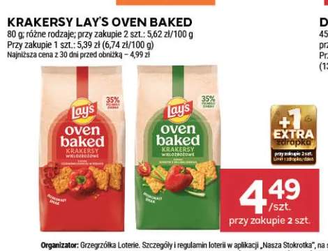 Krakersy Lay's Oven Baked