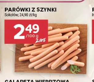 Parówki z szynki Sokołów