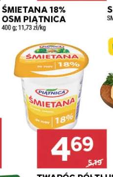 Śmietana OSM Piątnica 18%