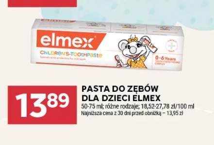 Pasta do zębów dla dzieci Elmex