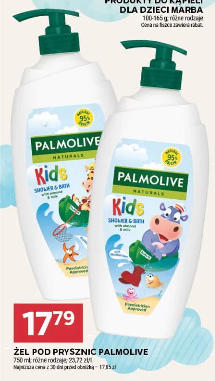 Żel pod prysznic dla dzieci Palmolive Naturals Kids