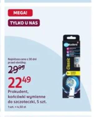 Końcówki wymienne do szczoteczki Prokudent
