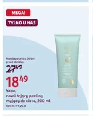 Nawilżający peeling myjący do ciała Yope