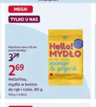 Mydło w kostce do rąk i ciała Hello!You