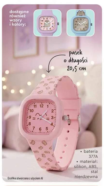 Zegarek na rękę Pusheen