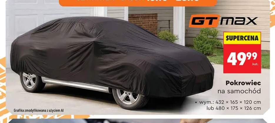 Pokrowiec na samochód 432x165x120 cm Gt Max +1 wariant