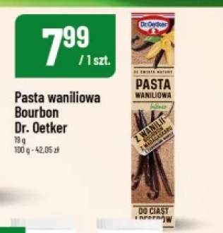 Pasta waniliowa Bourbon Dr. Oetker
