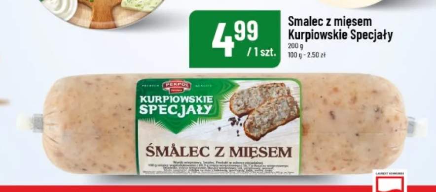 Smalec z mięsem Kurpiowskie Specjały Pekpol