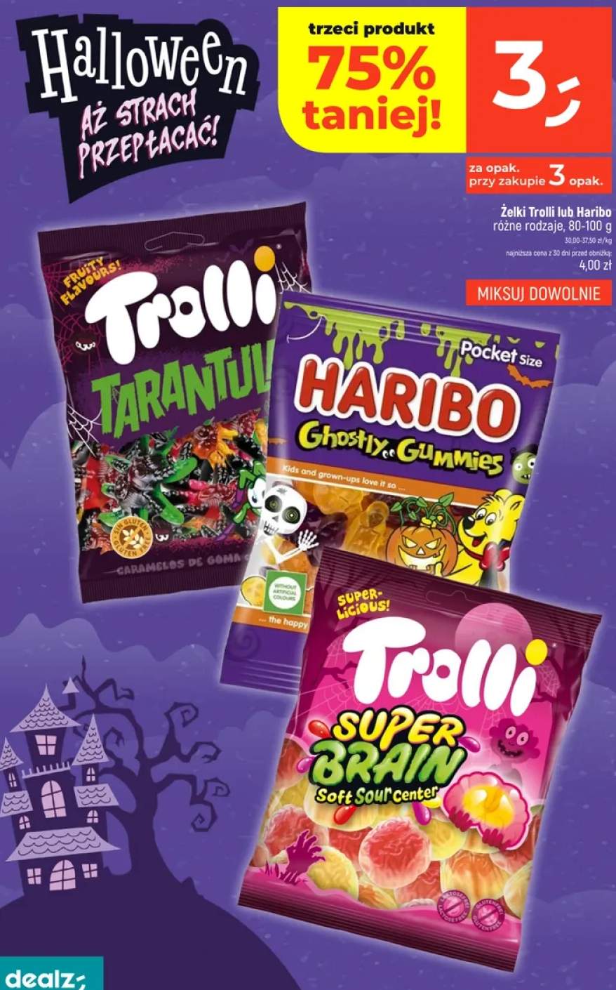 Żelki Haribo Ghostly Gummies +2 warianty