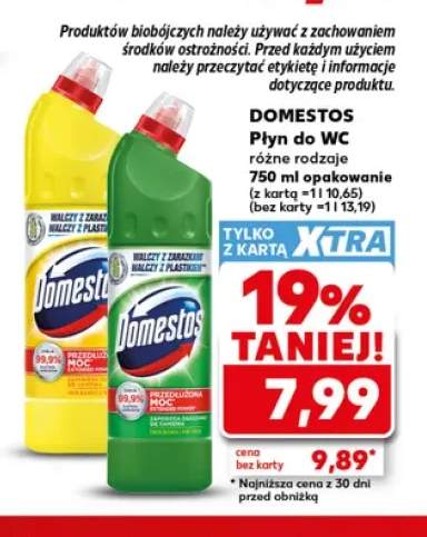 Płyn do WC Domestos