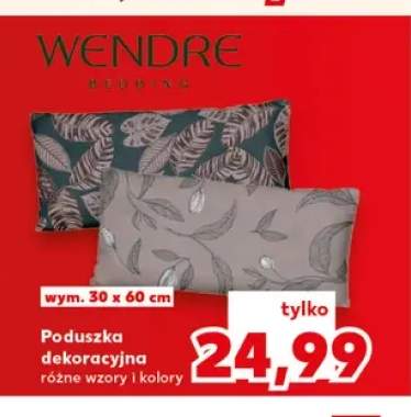 Poduszka dekoracyjna Wendre 30x60 cm