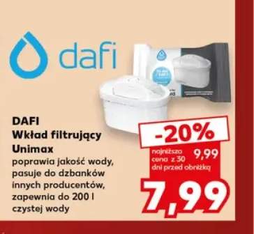 Wkład filtrujący Unimax Dafi