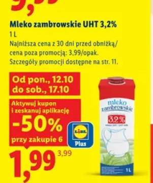 Mleko UHT zambrowskie 3,2%