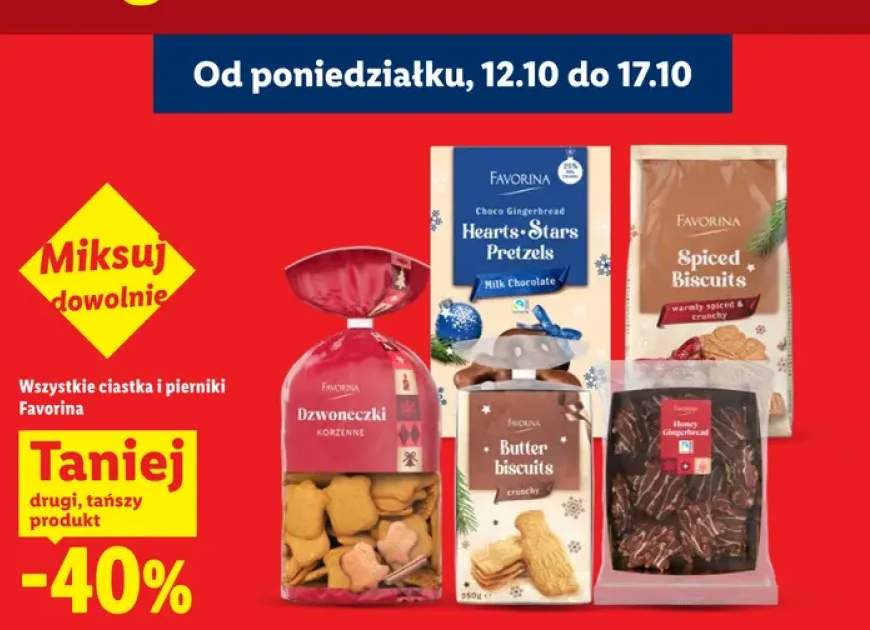 Ciastka i pierniki Favorina +5 wariantów