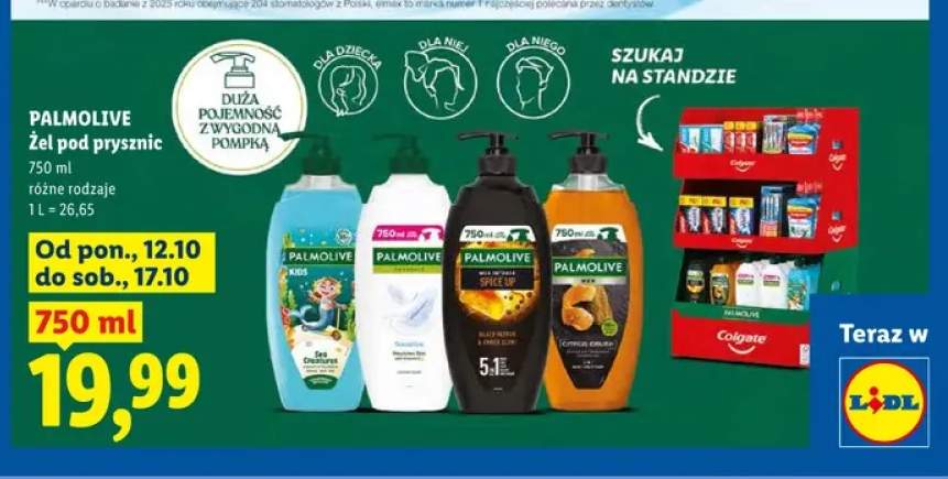Żel pod prysznic Palmolive